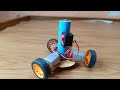 How To Make RC Motor Rounder Car At Home Easy 6 Class Science Project At Home Xyzprince01