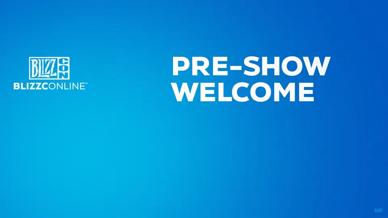 BlizzConline 2021 Pre-Show Welcome - YouTube
