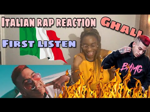 FIRST TIME REACTING TO ITALIAN RAP (SFERA EBBASTA AND GHALI!!!)