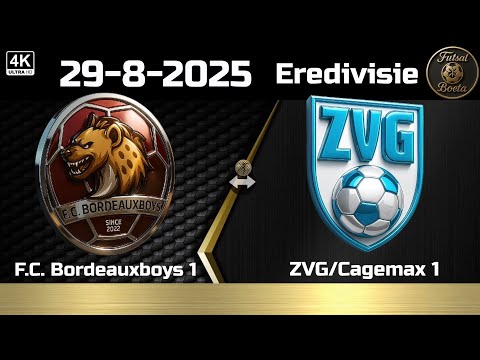 Pre Season: FC Bordeauxboys 1 -  ZVG/Cagemax 1   (29-8- 2025)