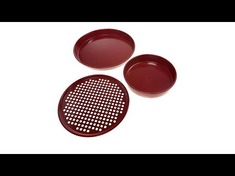 Curtis Stone DuraBake 3piece Pizza Pan Set