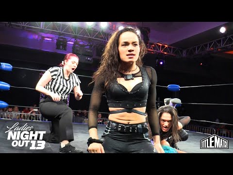 Renegade Twins vs Roxy & Brittany Jade vs Mazzerati & Rachelle Riveter -  Ladies Night Out 13