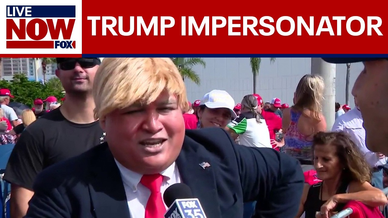 Trump impersonator makes appearance at Daytona rally