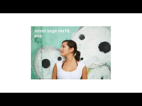 mnml ssgs mx10: ana