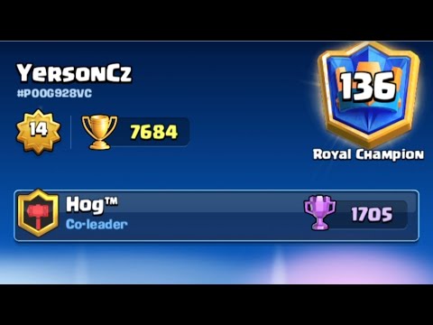 HOG 2.6 SMALL PUSH LADDER TOP 100 - CLASH ROYALE