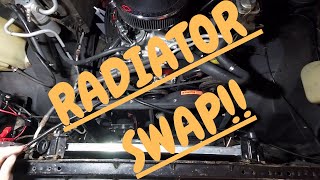 Replacing the radiator in my Square Body Chevy!