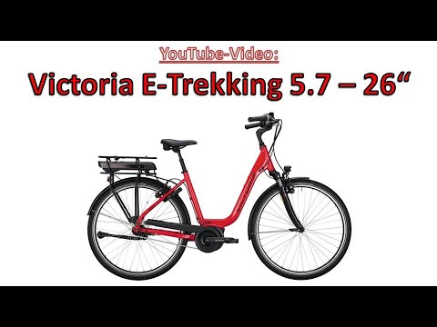 Victoria 26 Zoll E-Trekking 5.7H - Günstiges E-Bike mit Bosch-Motor und Extrem-Tiefeinstieg