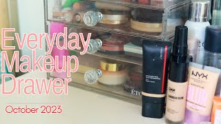 Everyday Makeup Drawer | Shop My Stash | OCTOBER 2023
