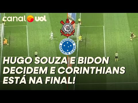 HUGO SOUZA DEFENDE PÊNALTI DE GABIGOL E BIDON CONVERTE PENALIDADE QUE LEVA O CORINTHIANS PARA FINAL!