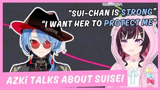 ​AZKi Wants Suisei To Protect Her Because She's Strong【Hololive】