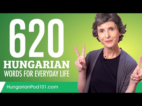 620 Hungarian Words for Everyday Life - Basic Vocabulary #31