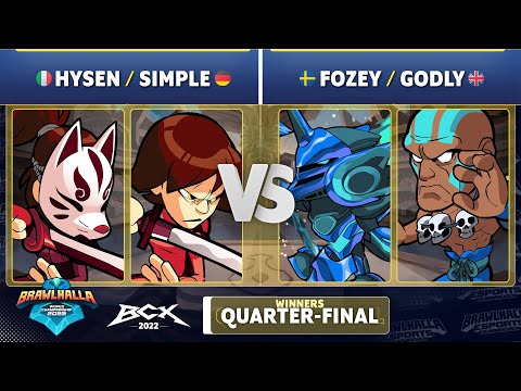 hysen & simpLe vs. Fozey & Godly - Winners Quarter-Final - Brawlhalla World Championship 2022