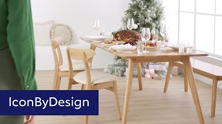 IconByDesign | Magnus Dining Table | Mid-Century Modern Furniture