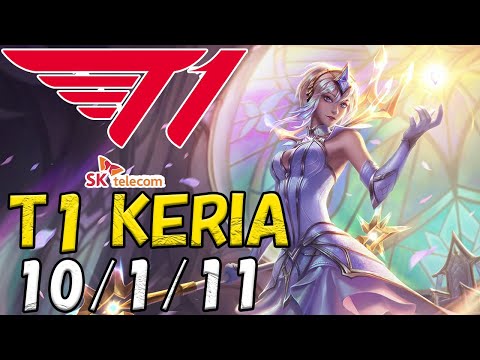T1 Keria ラックス(Lux) VS スレッシュ(Thresh) SUPPORT patch 12.18 KR RANK