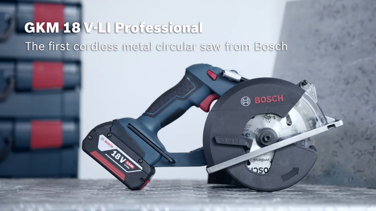 Пила циркулярная Bosch GKM 18 V-LI (0.601.6A4.001)  4250об/мин диск 136х20мм 90град. 50мм