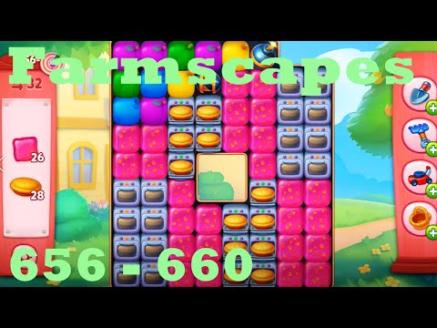 Farmscapes Level 656 - 660 HD Gameplay Walkthrough |  3 - match game | android | ios | pc | app