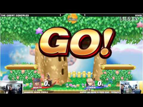 WBB #65 | Vivid (corrin) vs (The Great Gonzales) - Winners Semi Finals - Smash 4 Singles