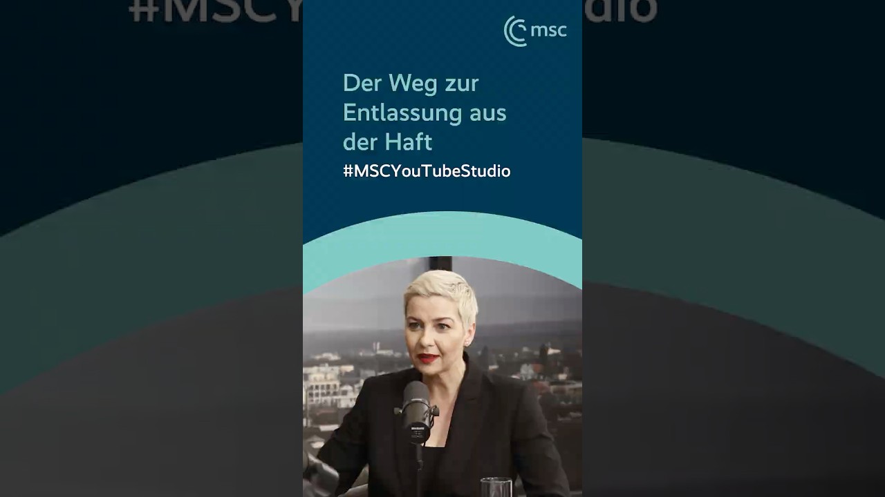 @karlspreis für Maria Kalesnikava während Inhaftierung