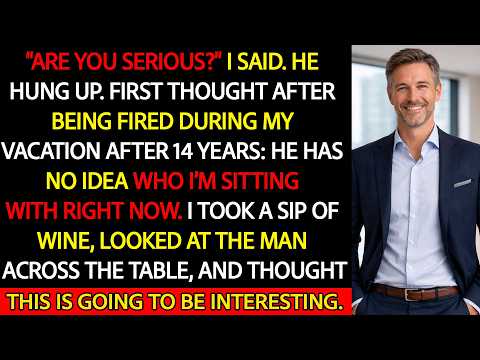 My Boss Fired Me Over My First Break in 14 Years — He Had No Idea Who Was Sitting With Me