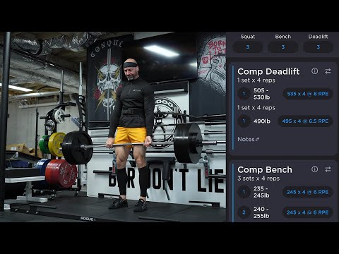 Juggernaut AI Meet Prep Week 4 - Going Heavier Than Advised