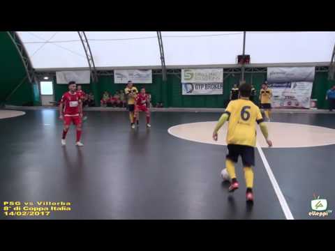 Highlights - PSG Potenza Picena vs Futsal Villorba 8-4 (8° di Coppa Italia - 14/02/2017)