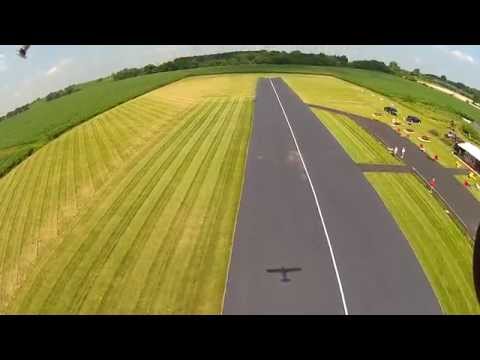 RC Plane Onboard Camera, Chasing WWI Biplane, Sorry Does Not Get Shot Down!