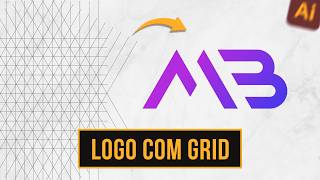 Como criar LOGO COM GRID no Illustrator (técnica profissional)