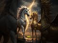 Pegasus Vs  Unicorn Who Wins the Magic Battle🤔 #epic #fantasy