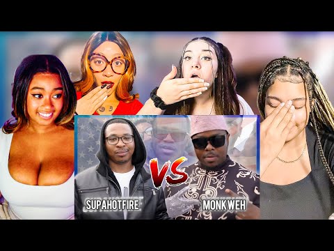SUPAHOTFIRE VS MONKWEH - UK VS USA RAP BATTLE | HOSTED BY DEJI REACTION!