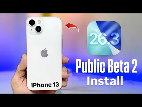 How to Update iPhone 13 on iOS 26.3 Public Beta 2 - IOS 26.3 Public Beta 2 in iPhone 13