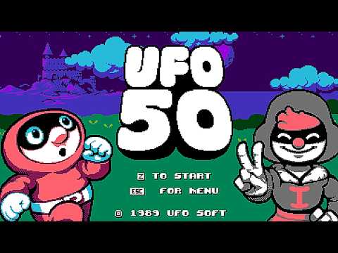 UFO 50 - Opening Cutscene and Title Screen