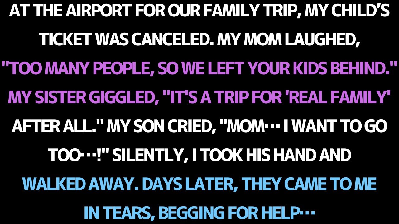 MY  MOM LEFT MY SON BEHIND… AND SOON REGRETTED IT