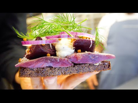Denmark Food - BEST SMØRREBRØD + Lunch at 800 Year Old Castle!