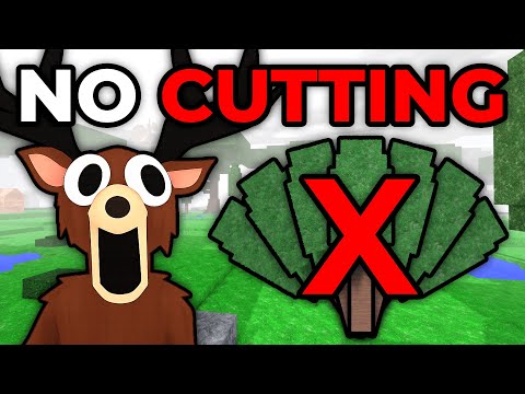 Can I Survive 99 Nights In The Forest WITHOUT Chopping TREES?!