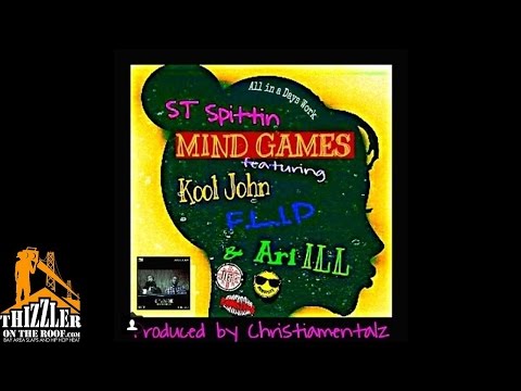 ST Spittin ft. Kool John, F.L.I.P., Ari Ill - Mind Games [Prod. Christiamentalz] [Thizzler.com]