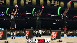 Can Kyrie Irving and James Harden Beat Stephen Curry in 3 Point Contest? NBA 2K19