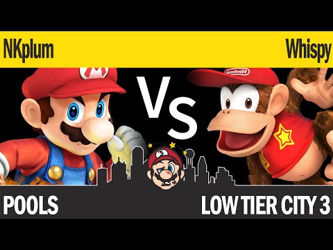 LTC3 Smash4 - NKplum (Mario) vs Whispy (Diddy, C Falcon) - Pools