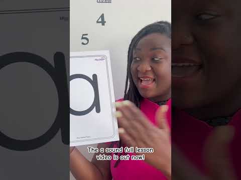The a sound full lesson video is out now! #phonics #learning #preschool