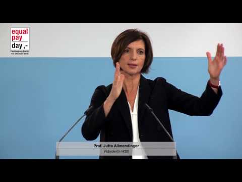 Prof. Jutta Allmendinger, Präsidentin des WZB  | 19.10.2016 im BMFSFJ, Berlin