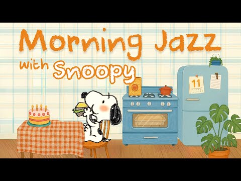 [Morning Playlist] Snoopy Morning Jazz Playlist to Brighten Your Mood 🌞 Morning Chill Vibes