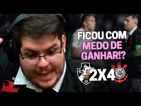 CASIMIRO REAGE: VASCO 2 X 4 CORINTHIANS PELO BRASILEIRÃO 2023 | Cortes do Casimito