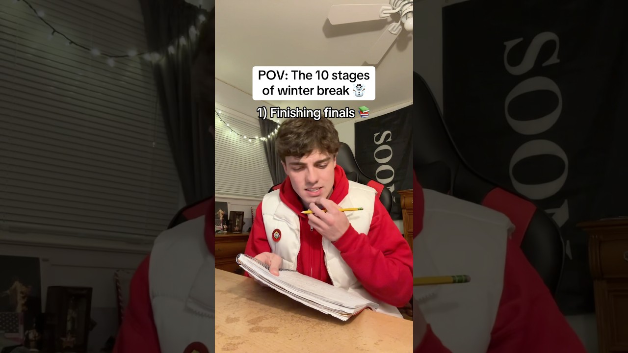 POV: The 10 stages of winter break ☃️ (feat. @thatmattstorms)