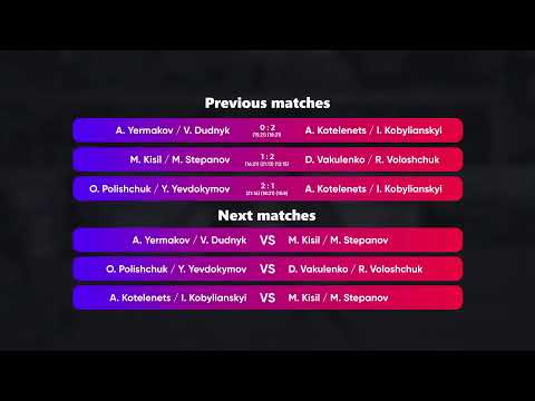 02:50 O. Polishchuk/Y. Yevdokymov - A. Kotelenets/I. Kobylianskyi13.04.2023|Winners Beach Volleyball