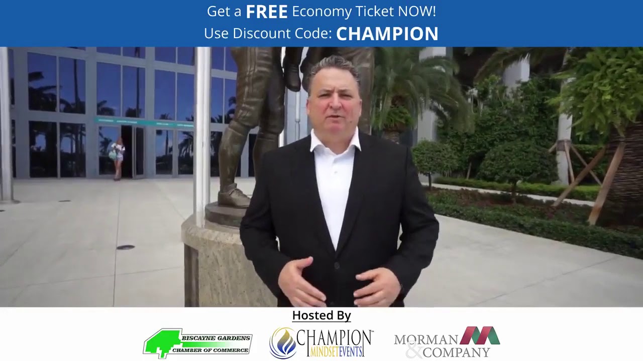 Champion Mindset Events and Biscayne Gardens Chamber of Commerce Community and Business Expo 2019