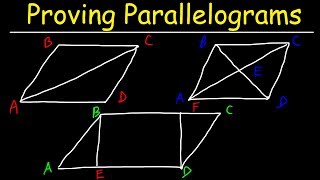 Proving Parallelograms With Two Column Proofs - Geometry