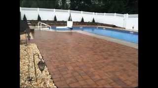 preview picture of video 'Retaining Wall & Paver Patio Installation around Pool in East Berlin, PA Ryan's Landscaping'