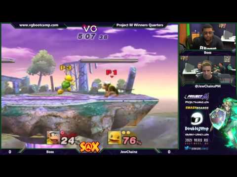S@X 9/16/14 - Boss (Diddy Kong) vs JewChainz (Squirtle) - Project M Winners Quarters - Smash PM