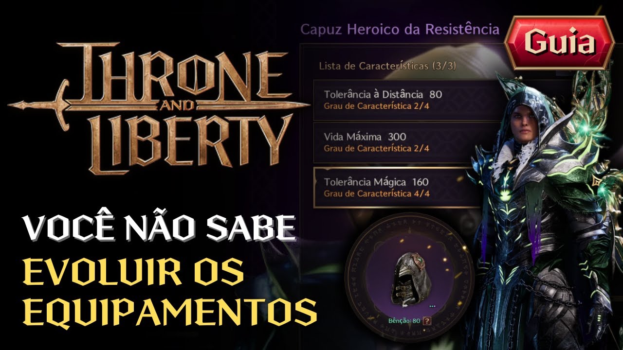 GUIA DEFINITIVO DE CARACTERÍSTICAS EM EQUIPAMENTOS - GUIA PARA INICIANTES | THRONE AND LIBERTY