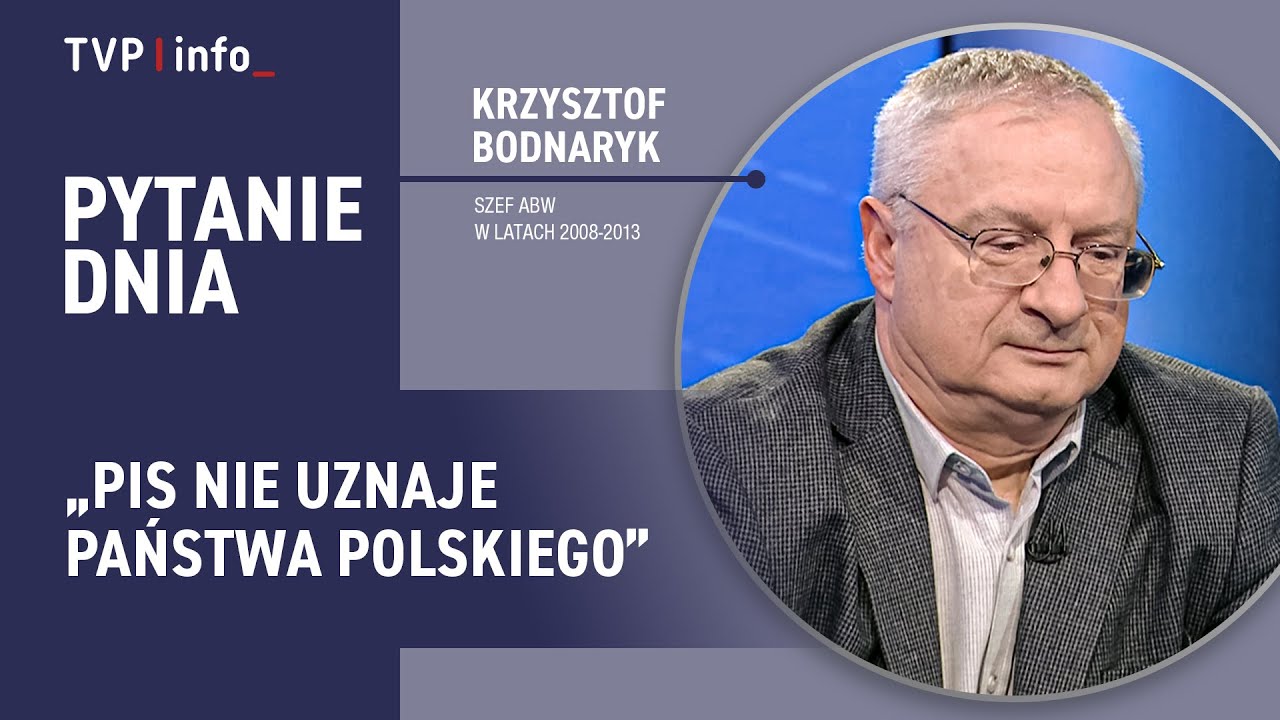 "PiS nie uznaje państwa polskiego". Były szef ABW o zemście Ziobry i Święczkowskiego | PYTANIE DNIA