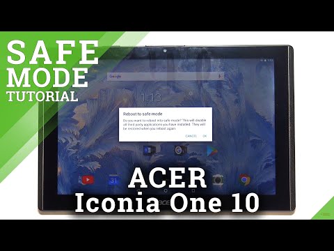 How to Open Safe Mode in ACER Iconia One 10 – Diagnose Third-Party Apps